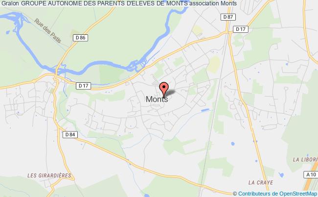 plan association Groupe Autonome Des Parents D'eleves De Monts Monts
