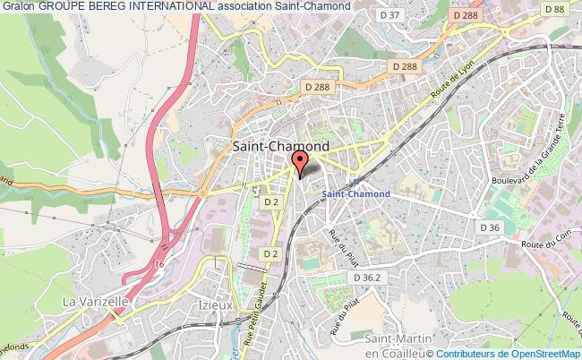 plan association Groupe Bereg International Saint-Chamond