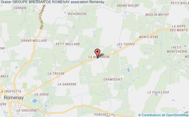 plan association Groupe Bressan De Romenay Romenay