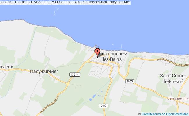 plan association Groupe Chasse De La Foret De Bourth Tracy-sur-Mer