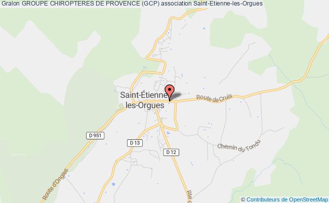 plan association Groupe Chiropteres De Provence (gcp) 