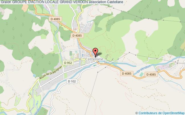 plan association Groupe D'action Locale Grand Verdon Castellane