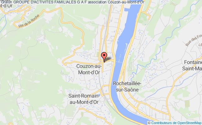 plan association Groupe D'activites Familiales G A F Couzon-au-Mont-d'Or