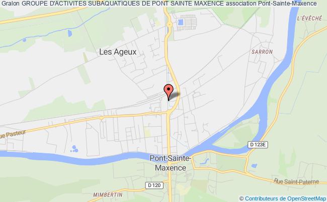 plan association Groupe D'activites Subaquatiques De Pont Sainte Maxence Pont-Sainte-Maxence