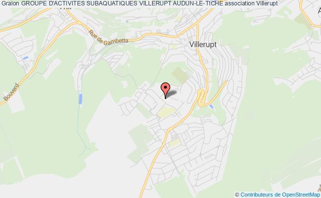 plan association Groupe D'activites Subaquatiques Villerupt Audun-le-tiche Villerupt