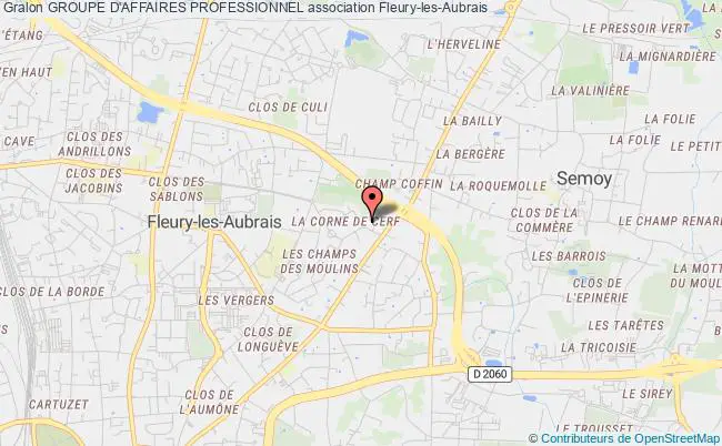 plan association Groupe D'affaires Professionnel Fleury-les-Aubrais