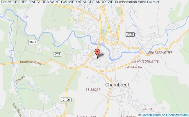 plan association Groupe D'affaires Saint-galmier Veauche Andrezieux Saint-Galmier