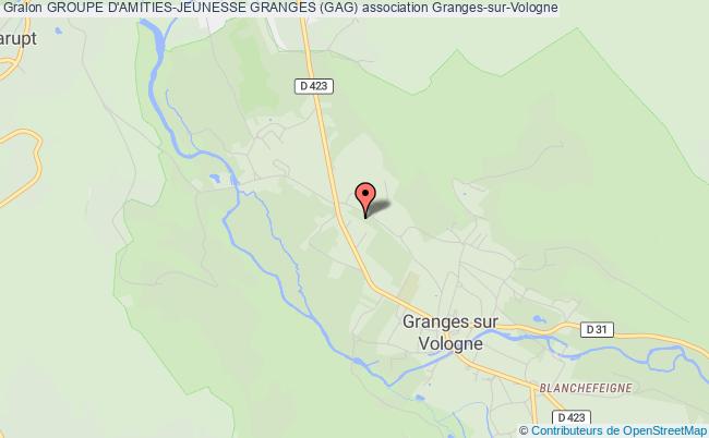 plan association Groupe D'amities-jeunesse Granges (gag) Granges-sur-Vologne
