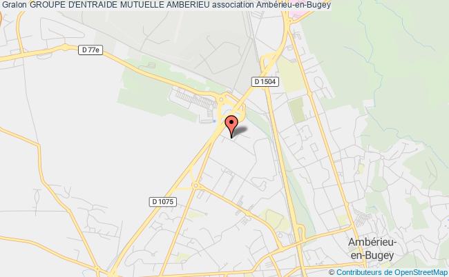 plan association Groupe D'entraide Mutuelle Amberieu Ambérieu-en-Bugey