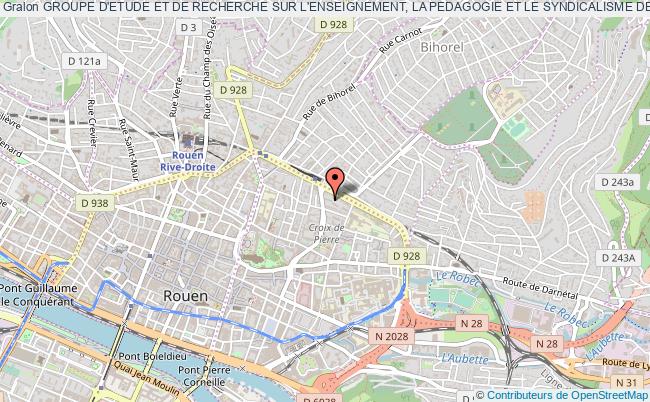 GROUPE D'ETUDE ET DE RECHERCHE SUR L'ENSEIGNEMENT, LA PEDAGOGIE ET LE SYNDICALISME DE HAUTE NORMANDIE