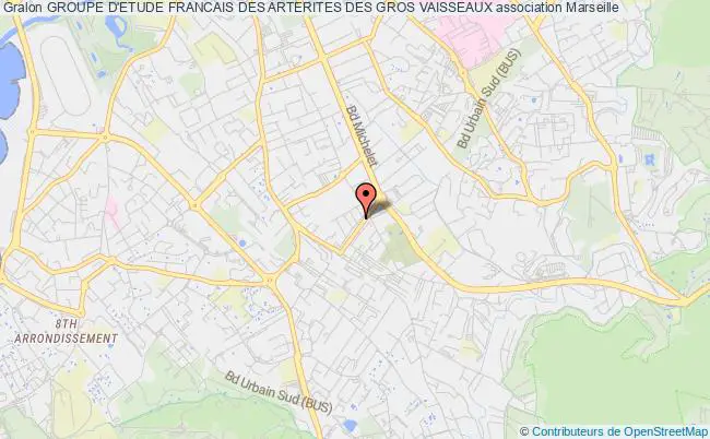 plan association Groupe D'etude Francais Des Arterites Des Gros Vaisseaux Marseille 9