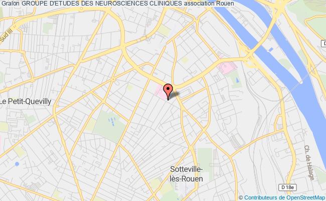 plan association Groupe D'etudes Des Neurosciences Cliniques Rouen