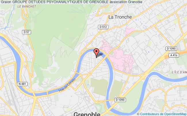 plan association Groupe D'etudes Psychanalytiques De Grenoble Grenoble
