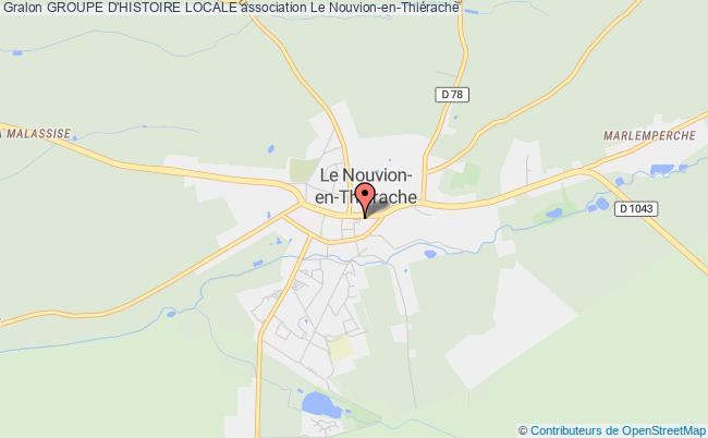 plan association Groupe D'histoire Locale Le    Nouvion-en-Thiérache