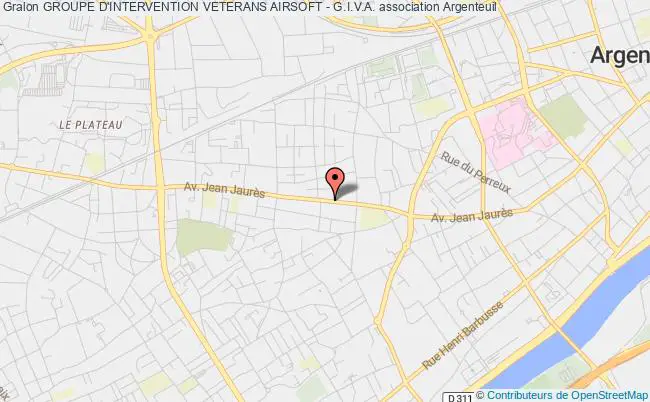 plan association Groupe D'intervention Veterans Airsoft - G.i.v.a. Argenteuil