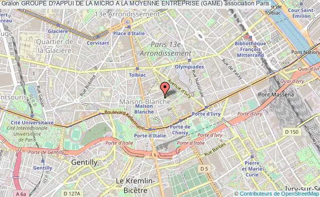 plan association Groupe D?appui De La Micro A La Moyenne Entreprise (game) Paris