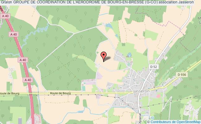 plan association Groupe De Coordination De L'aerodrome De Bourg-en-bresse (g-co) Jasseron