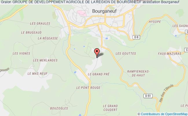 plan association Groupe De Developpement Agricole De La Region De Bourganeuf Bourganeuf