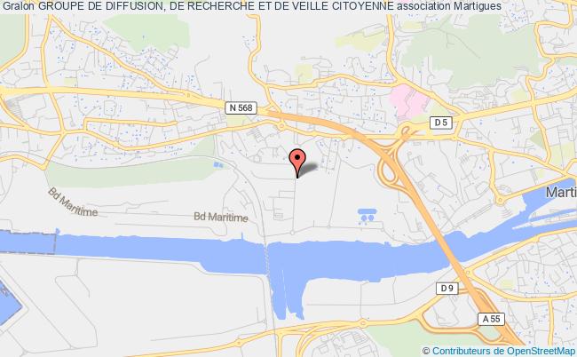 plan association Groupe De Diffusion, De Recherche Et De Veille Citoyenne 
