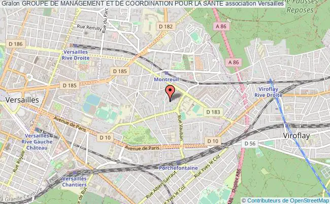 plan association Groupe De Management Et De Coordination Pour La Sante Versailles