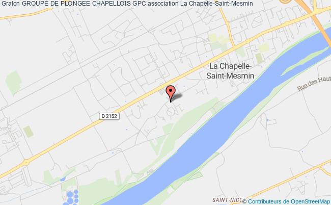 plan association Groupe De Plongee Chapellois Gpc La Chapelle-Saint-Mesmin