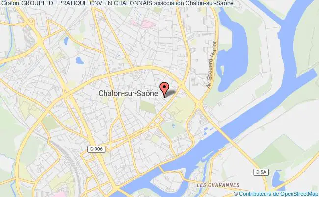 plan association Groupe De Pratique Cnv En Chalonnais Chalon-sur-Saône