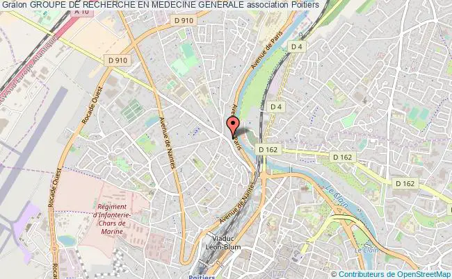 plan association Groupe De Recherche En Medecine Generale Poitiers