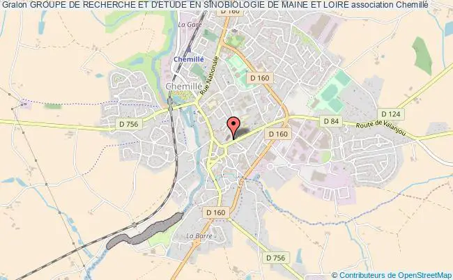 plan association Groupe De Recherche Et D'etude En Sinobiologie De Maine Et Loire Chemillé-en-Anjou