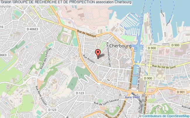 plan association Groupe De Recherche Et De Prospection Cherbourg-Octeville