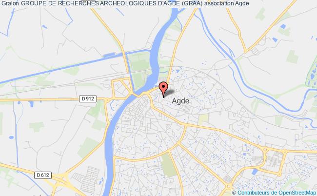 plan association Groupe De Recherches Archeologiques D'agde (graa) Agde
