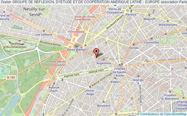 plan association Groupe De RÉflexion, D?Étude Et De CoopÉration AmÉrique Latine - Europe Paris