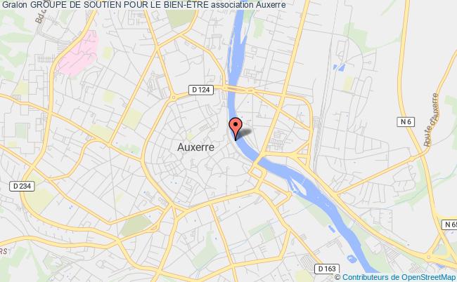 plan association Groupe De Soutien Pour Le Bien-Être Auxerre