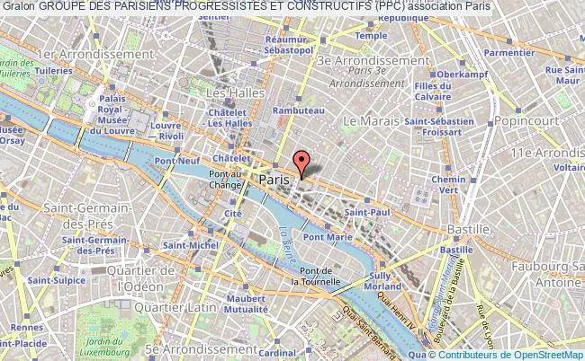 plan association Groupe Des Parisiens Progressistes Et Constructifs (ppc) Paris