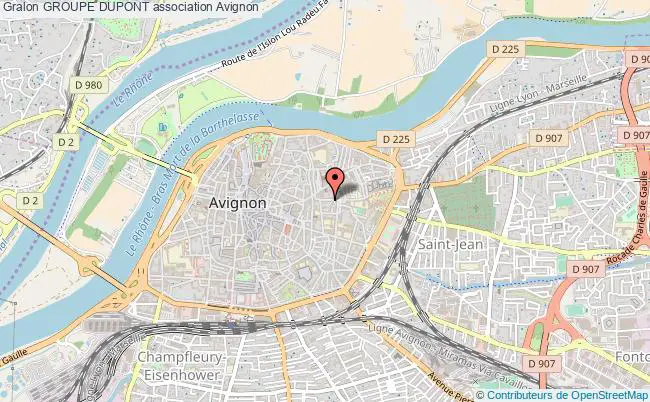 plan association Groupe Dupont Avignon