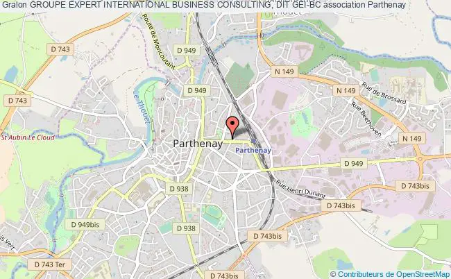 plan association Groupe Expert International Business Consulting, Dit Gei-bc Parthenay