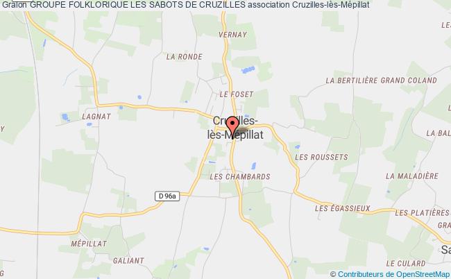 plan association Groupe Folklorique Les Sabots De Cruzilles Cruzilles-lès-Mépillat