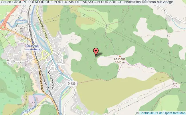 plan association Groupe Folklorique Portugais De Tarascon-sur-ariege Tarascon-sur-Ariège