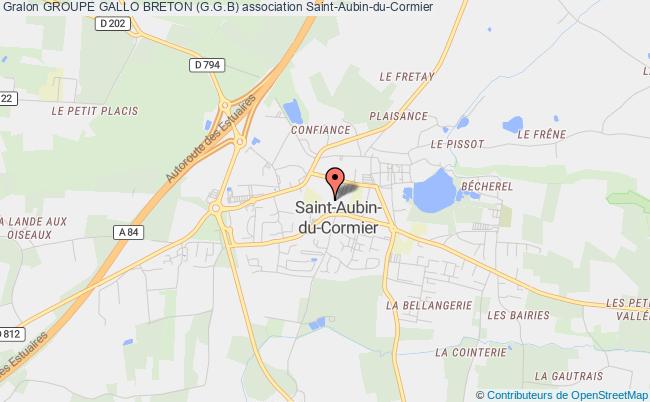plan association Groupe Gallo Breton (g.g.b) Saint-Aubin-du-Cormier