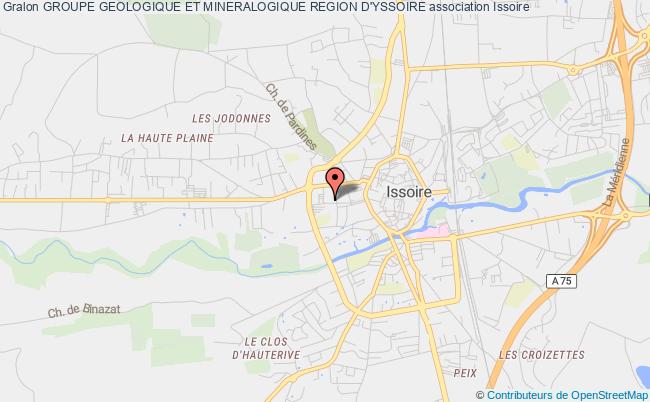 GROUPE GEOLOGIQUE ET MINERALOGIQUE REGION D'YSSOIRE