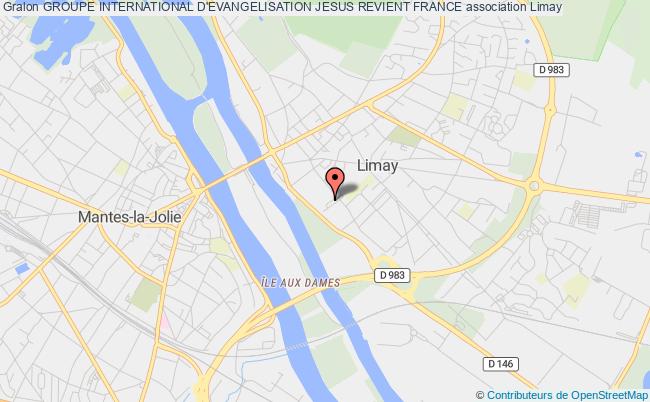 plan association Groupe International D'evangelisation Jesus Revient France Limay