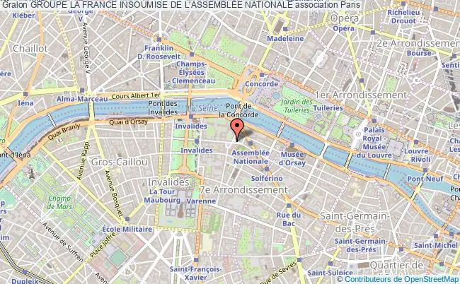 plan association Groupe La France Insoumise De L'assemblÉe Nationale Paris
