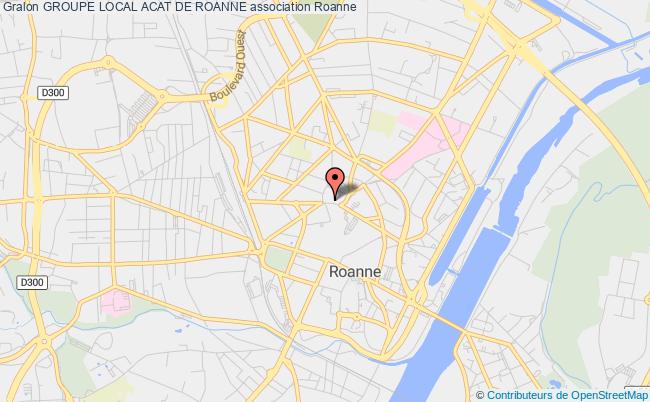 plan association Groupe Local Acat De Roanne Roanne