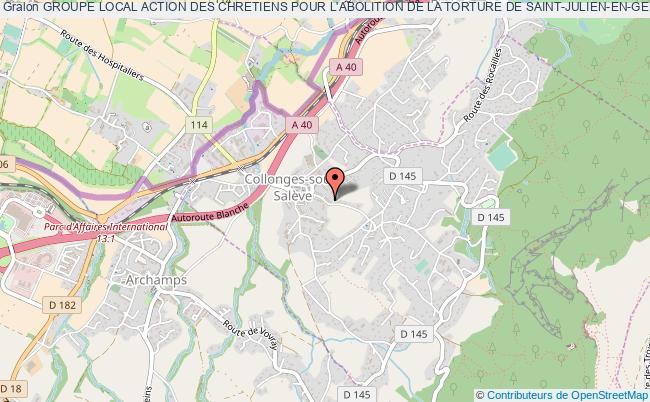 GROUPE LOCAL ACTION DES CHRETIENS POUR L'ABOLITION DE LA TORTURE DE SAINT-JULIEN-EN-GENEVOIS (GROUPE A.C.A.T. DE SAINT-JULIEN-EN-GENEVOIS)