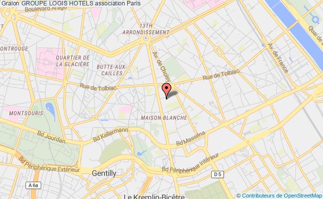 plan association Groupe Logis Hotels Paris