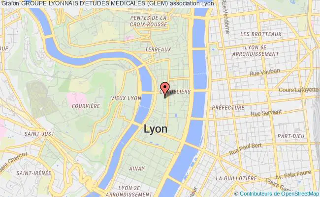 plan association Groupe Lyonnais D'etudes Medicales (glem) Lyon 2e Arrondissement