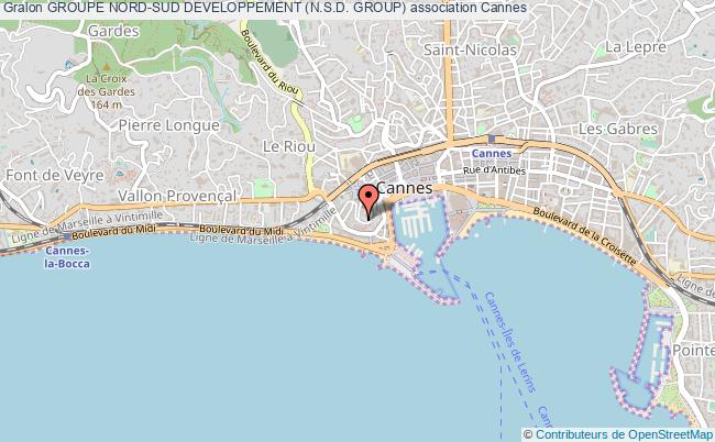 plan association Groupe Nord-sud Developpement (n.s.d. Group) Cannes