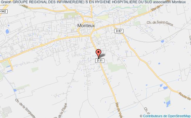plan association Groupe Regional Des Infirmier(ere) S En Hygiene Hospitaliere Du Sud Monteux