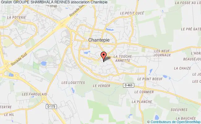 plan association Groupe Shambhala Rennes Chantepie