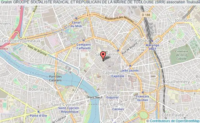 plan association Groupe Socialiste Radical Et Republicain De La Mairie De Toulouse (srr) Toulouse
