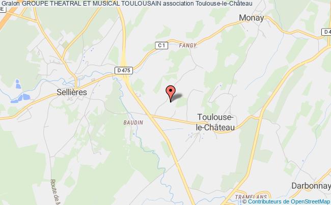 plan association Groupe Theatral Et Musical Toulousain Toulouse-le-Château